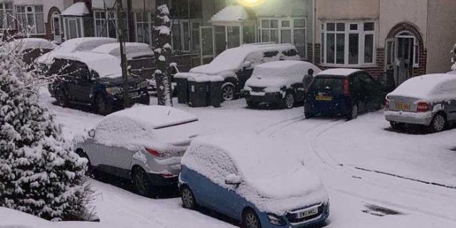 Snow Fall in UK