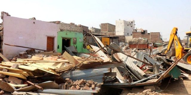 Muslims Homes Demolish in India