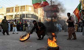 Protest PTI Workers