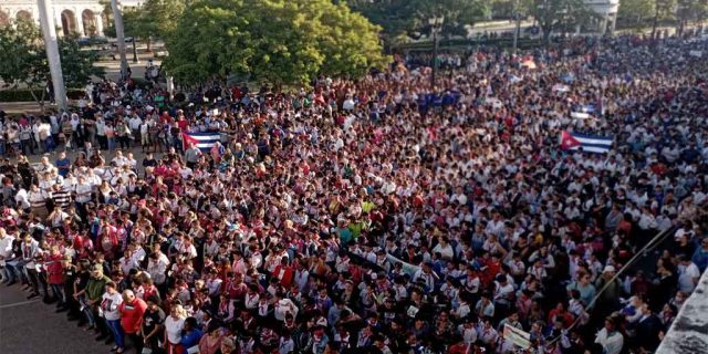 Cuba Protest in Favour of Palestine