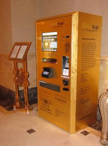 Emirate Palace Gold Bar Vending Machine