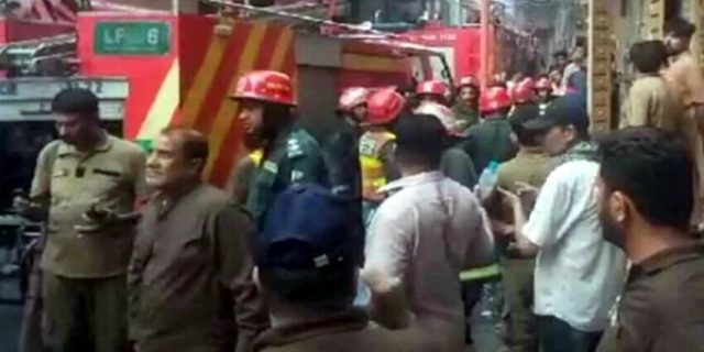 Lahore House Fire File Photo