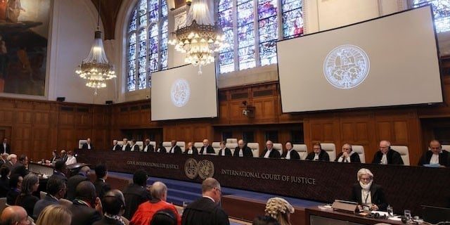 International Criminal Court or Court of Justice