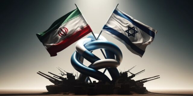 Iran Israel Flags