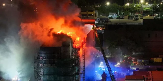 London Building Fire