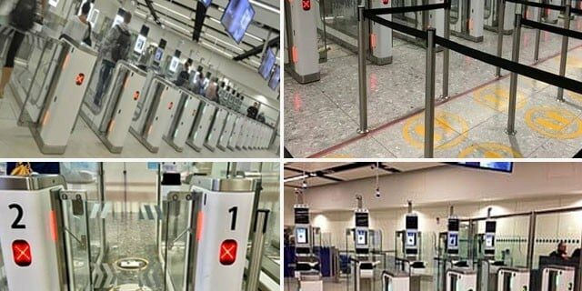 E-Gates at Airport