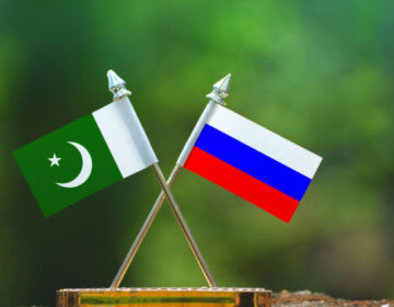 Russia Pakistan Flag