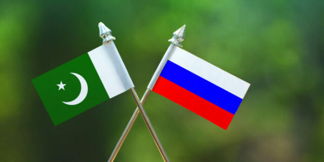 Russia Pakistan Flag