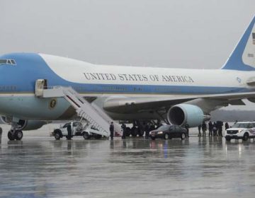 US President AirForce One Plane in Ukraine