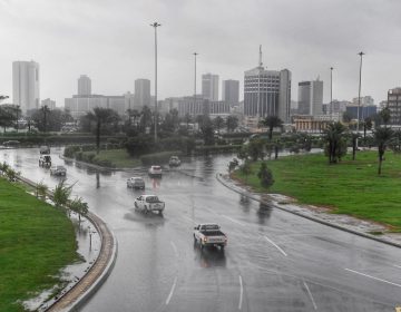 Rain in Saudia Arabia