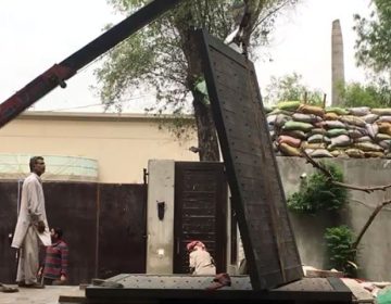 Imran Khan Residennce in Zaman Park Bullet Proof Gate