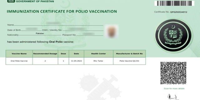 Polio Card