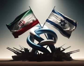 Iran Israel Flags