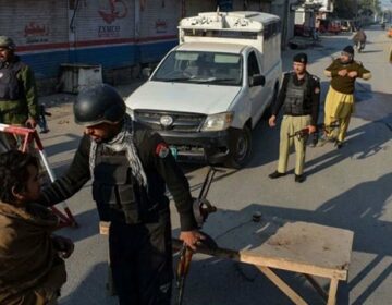 Swat Police Check Post