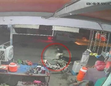 Karachi Police Encounter CCTV Pic