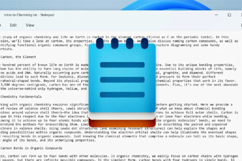 Microsoft Notepad