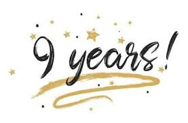 Nine years Gone