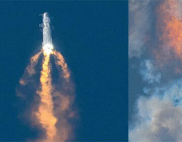 Space X Rocket Blast