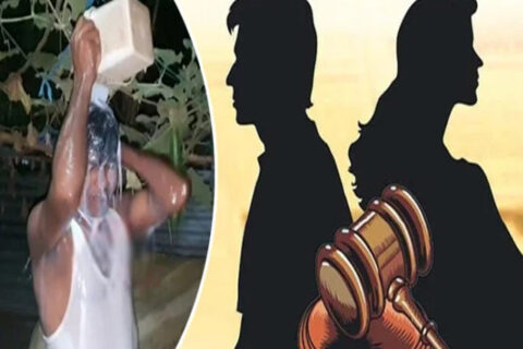 طلاق کے بعد شوہر آزادی کا جشن منا رہا ہے