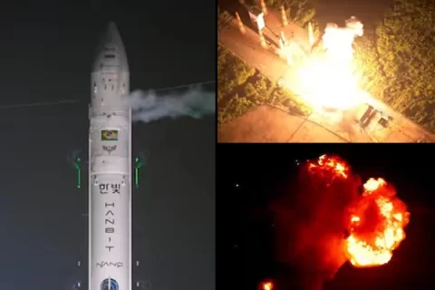 South Korea Rocket Crash