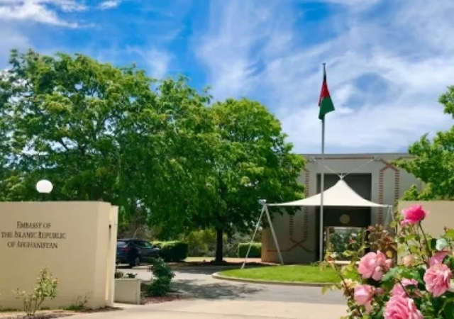 آسٹریلیا میں افغان سفارتخانے کی عمارت