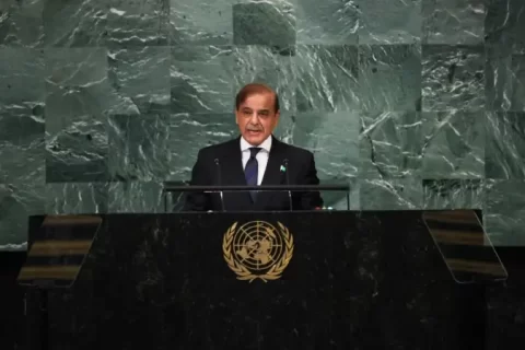 وزیر اعظم شہباز شریف اقوام متحدہ کی جنرل اسمبلی کے 81 ویں اجلاس سے خطاب کررہے ہیں
