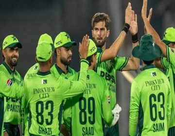 پاکستان کرکٹ ٹیم کے کھلاڑیوں کی تصویر