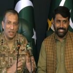 ڈی جی آئی ایس پی آر نےمحمد آصف کو میڈیا کے سامنے پیش کردیا