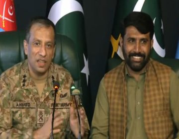 ڈی جی آئی ایس پی آر نےمحمد آصف کو میڈیا کے سامنے پیش کردیا