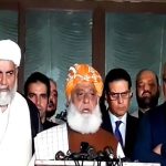 مولانا فضل الرحمان کی اپوزیشن رہنماؤں کے ہمراہ پریس کانفرنس
