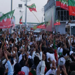 پی ٹی آئی لکی مروت سے لانگ مارچ کا آغاز کرتے ہوئے