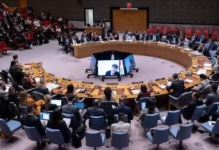 سلامتی کونسل کے اجلاس میں تمام 15 ارکان شریک ہیں