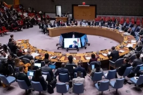 سلامتی کونسل کے اجلاس میں تمام 15 ارکان شریک ہیں