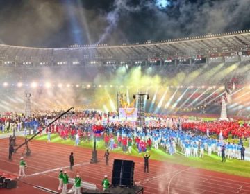 جاپان کے شہر ناگویا میں ایشین گیمز 2026 رنگا رنگ اختتامی تقریب