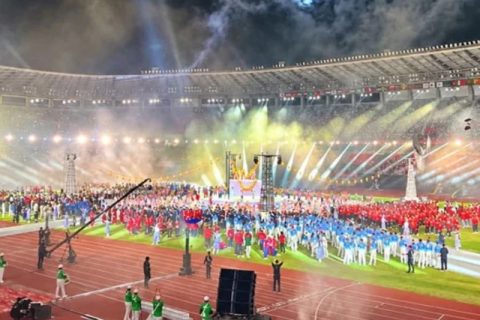 جاپان کے شہر ناگویا میں ایشین گیمز 2026 رنگا رنگ اختتامی تقریب