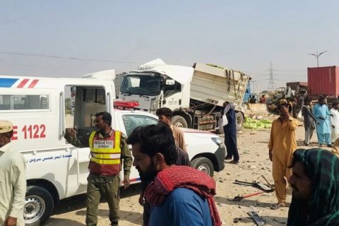 روہڑی انٹر چینج کے قریب ایل پی جی ٹینکر میں دھماکا