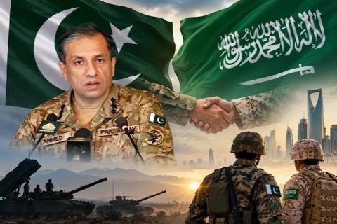 ڈی جی آئی ایس پی آر لیفٹیننٹ جنرل احمد شریف چوہدری مکہ معاہدے پر سوال کا جواب دیتے ہوئے